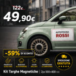 Kit Targhe Magnetiche | 2pz 500x400 mm
