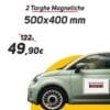 Kit Targhe Magnetiche | 2pz 500x400 mm