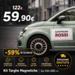 Kit Targhe Magnetiche | 2pz 500x400 mm