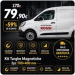 Kit Targhe Magnetiche | 2pz 700x400 mm