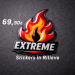 200 Adesivi Sagomati in Rilievo da 75 mm