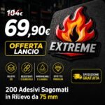 Adesivi in rilievo